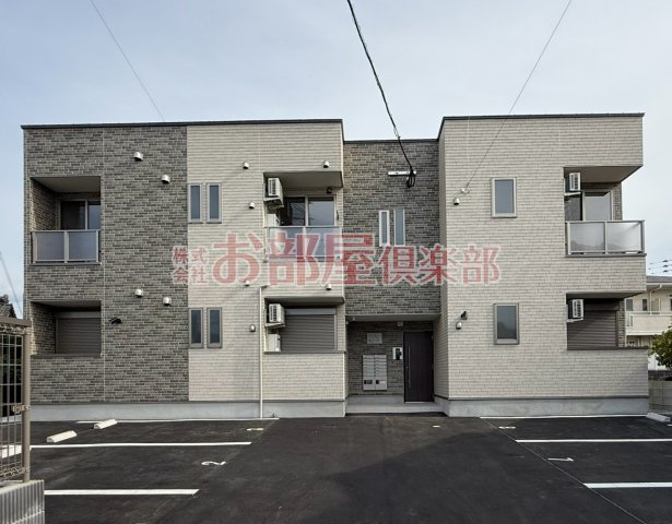 メゾンソレイユ久留米Aの外観|きれいな外観です
