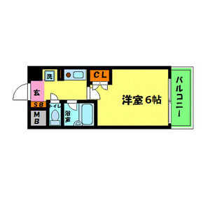 エスリード新大阪第8の間取り