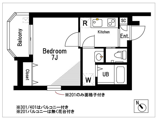 ジュネセ・ピアの間取り