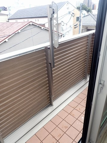 シャトー髙橋のバルコニー