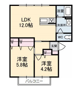 フレグランス正木の間取り
