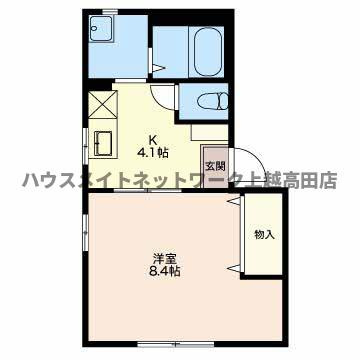 ハイツピースフルの間取り|間取図