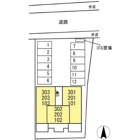 【区画図】ぺスタヴィラ首里