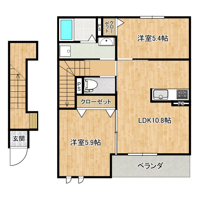 パルテールアルテの間取り