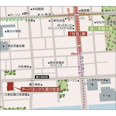 【地図】 | アーバネックス深川住吉
