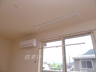 コーポラスヤナセⅢ　Ｂ棟の設備|ダウンライト・室内物干し