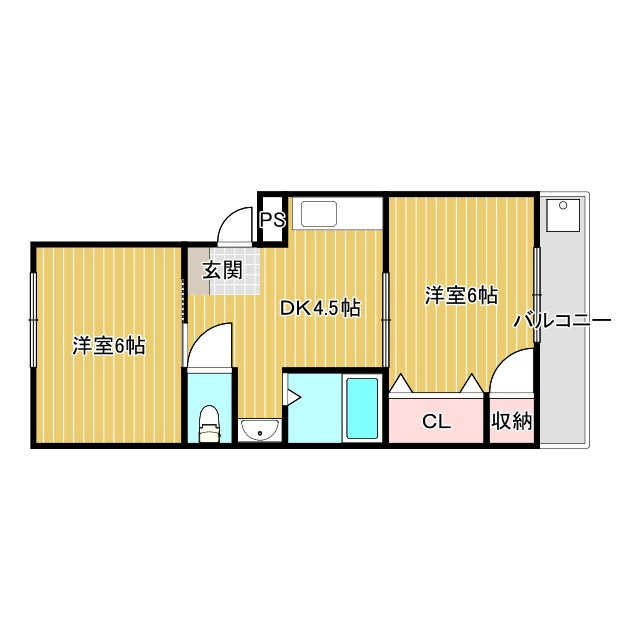 グリーンハイムの間取り