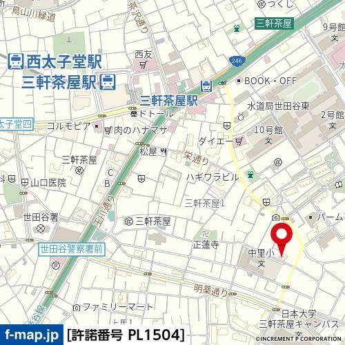 コーポ中里の地図