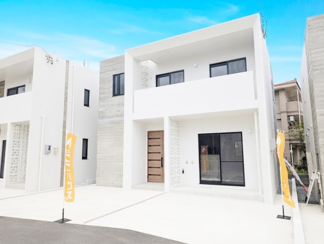 西原町我謝　RC住宅　新築戸建て　全3棟　B号棟の外観|西原町にRC住宅が3棟登場！！