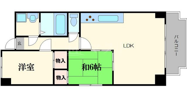 梅田プレミアムコートの間取り
