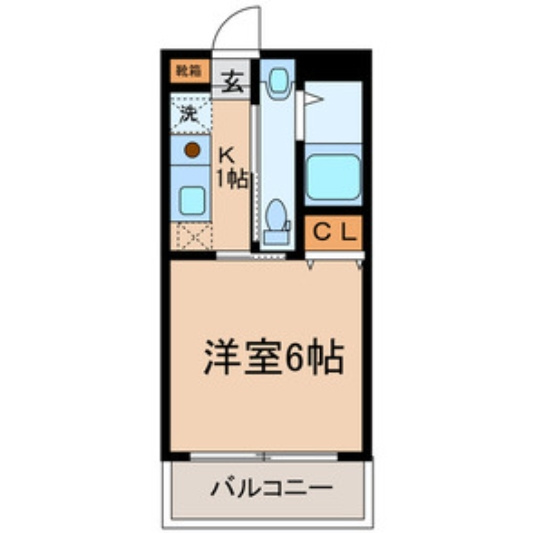 コンフォートプレイスの間取り|間取りです。