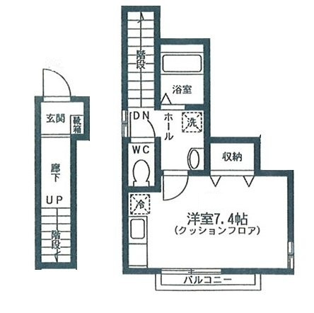 トレス長崎 の間取り|間取りです。