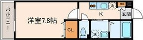 シャテロハイツ弐番館の間取り|間取りです。