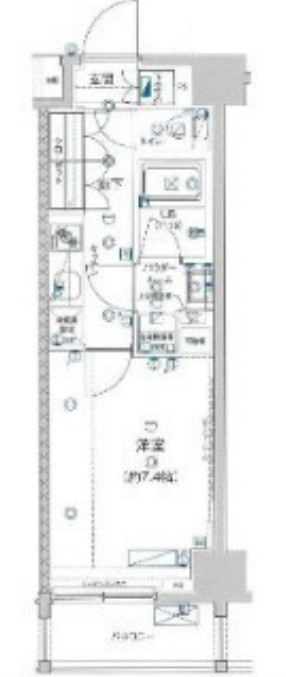 GENOVIA板橋west green veilの間取り|間取りです。