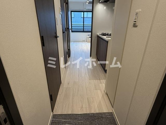 ラヴィエール荏原中延の玄関