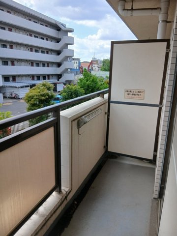 笹コーポ戸田のバルコニー