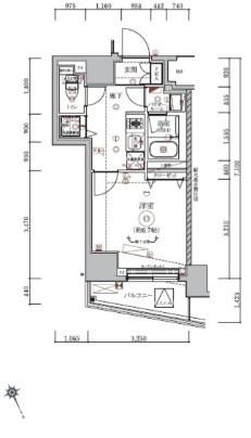 RELUXIA東向島Ⅱの間取り