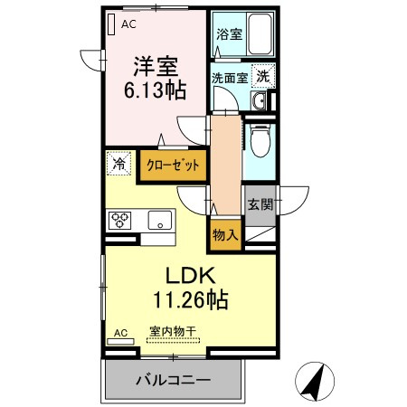 リネア・ルミニスの間取り|使い勝手の良い間取りです♪