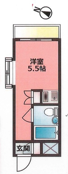 ペガサスマンション白山の間取り