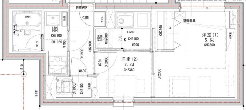 ラヴィエール荏原中延の間取り