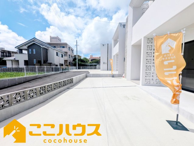 西原町我謝　RC住宅　新築戸建て　全3棟　C号棟の駐車場|駐車スペース4台
