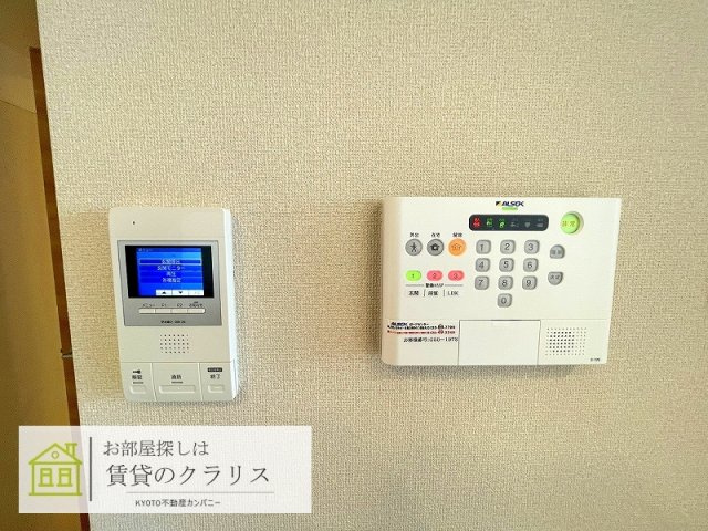 グランソレイユ西院A棟のセキュリティ
