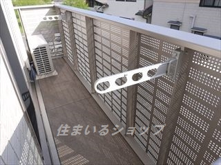 フローラル清水　Ｂ棟のバルコニー
