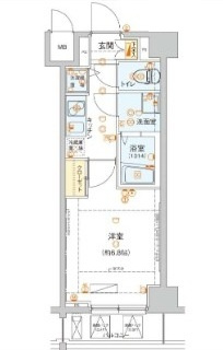 ハーモニーレジデンス池上の間取り|間取りです。