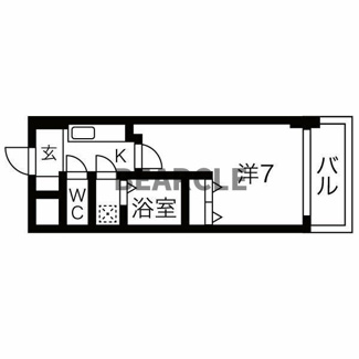 【間取り】 | ライオンズマンション京都河原町第3