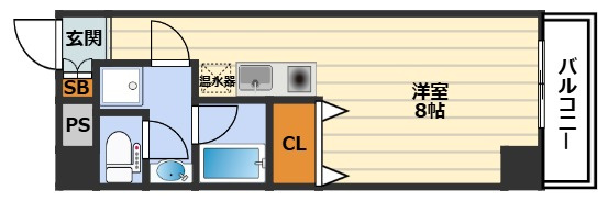 アイディール中之島の間取り
