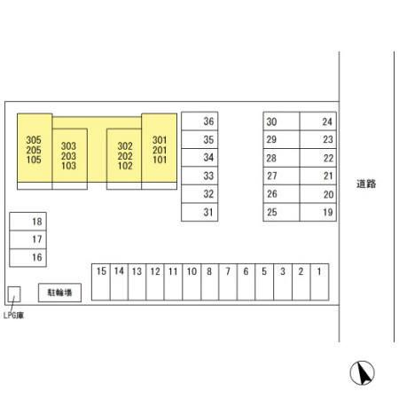 メゾン・ドゥ・ボヌールの区画図|他社様掲載物件もまとめてご紹介、ご案内可能です(^^)/