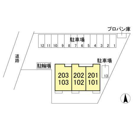 グラードの区画図|当社、チルホームのHPもご覧ください(^^)/物件情報多数♪