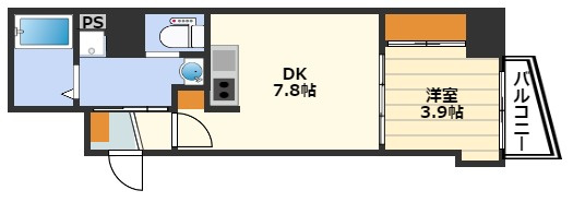 セレニテ梅田ESTの間取り