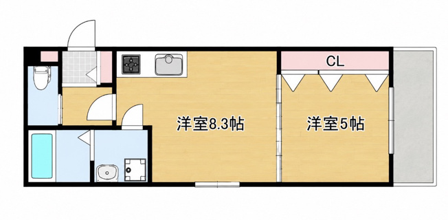 【間取り】 | セレニティ豊川Ⅲ