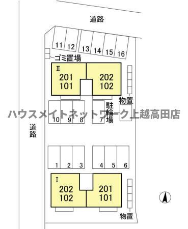 レセンテの区画図|配置図