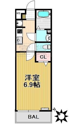 【間取り】 | リブリ・覚王山Ⅰ
