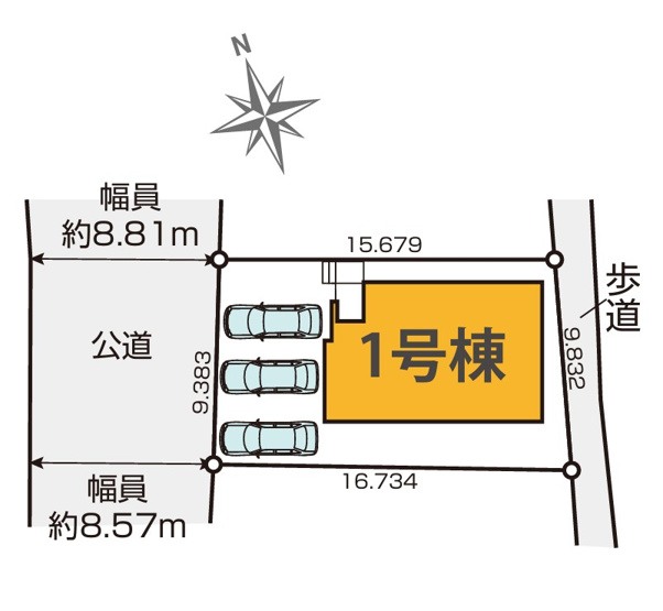 【区画図】 | 浜松市中央区小池町 新築一戸建て | 区画図です