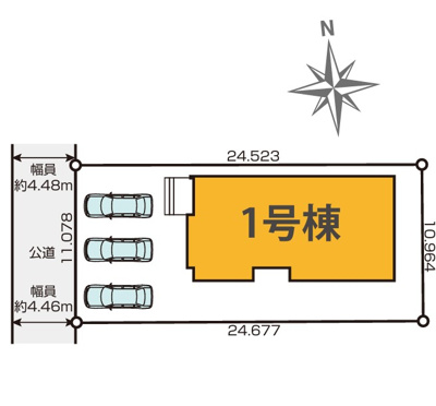 【区画図】 | 浜松市中央区西ケ崎町 2期 新築一戸建て | 区画図です