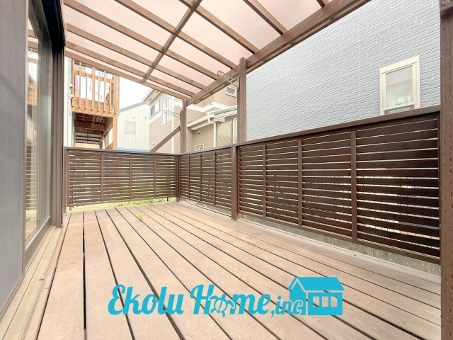 中古戸建て　昭島市大神町4丁目のその他|ウッドデッキ☆　2026年8月28日 撮影