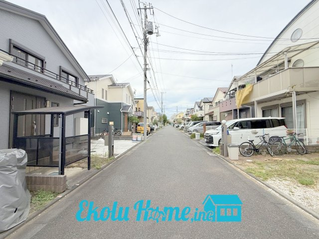 中古戸建て　昭島市大神町4丁目の前面道路含む現地写真|2026年8月28日 撮影