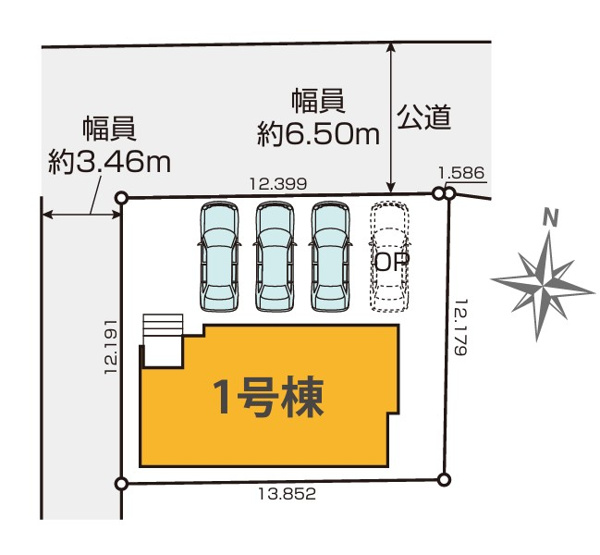 【区画図】 | 浜松市中央区北島町 新築一戸建て | 区画図です