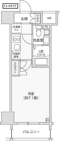 【間取り】 | レジディア笹塚Ⅱ