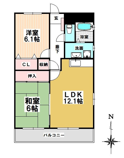 【間取り】 | ベルドミール藤