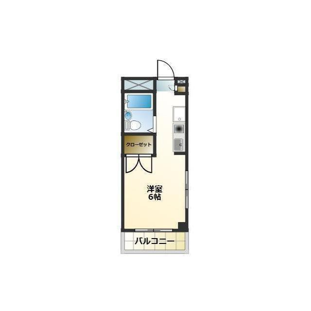 セシーズ府中の間取り