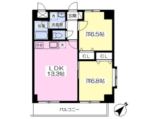 角部屋、出窓付きで明るいお部屋ですよ