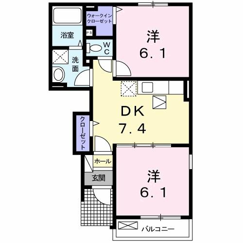 プロムナード　ヒルの間取り