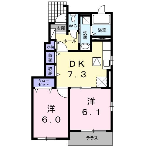 ライツェント・シックⅡの間取り