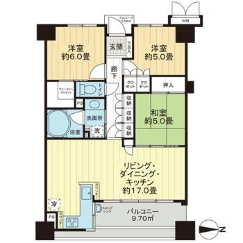 【間取り】 | サーパス城南
