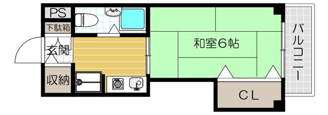 【間取り】 | アメニティハイツ忍ケ丘