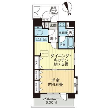 【間取り】 | ライオンズマンション浅草雷門